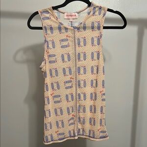 Lisa Says Gah Cowboy Boot Mesh Top